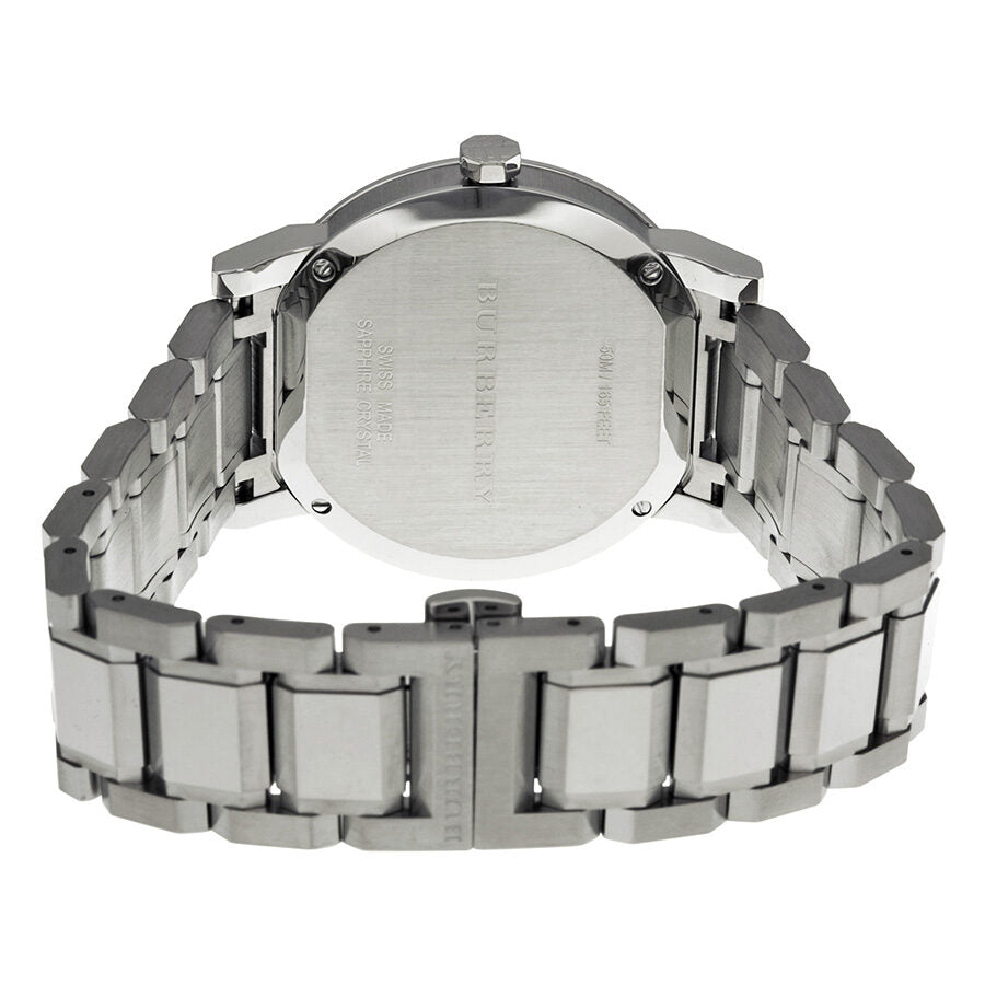 Burberry Black Dial Stainless Steel Unisex Watch BU9001