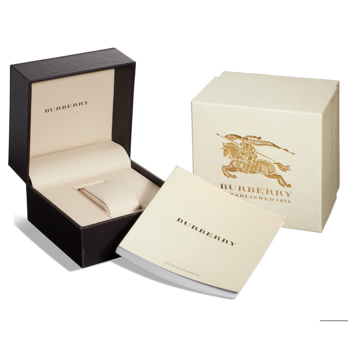 Burberry The Classic Small Seconds Champagne Check Dial Two Tone Gold Watch BU10011