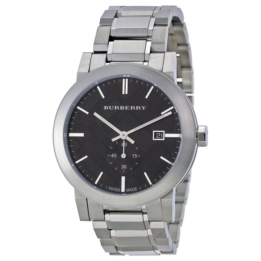 Burberry Dark Grey Dial Stainless Steel Men's Watch BU9901