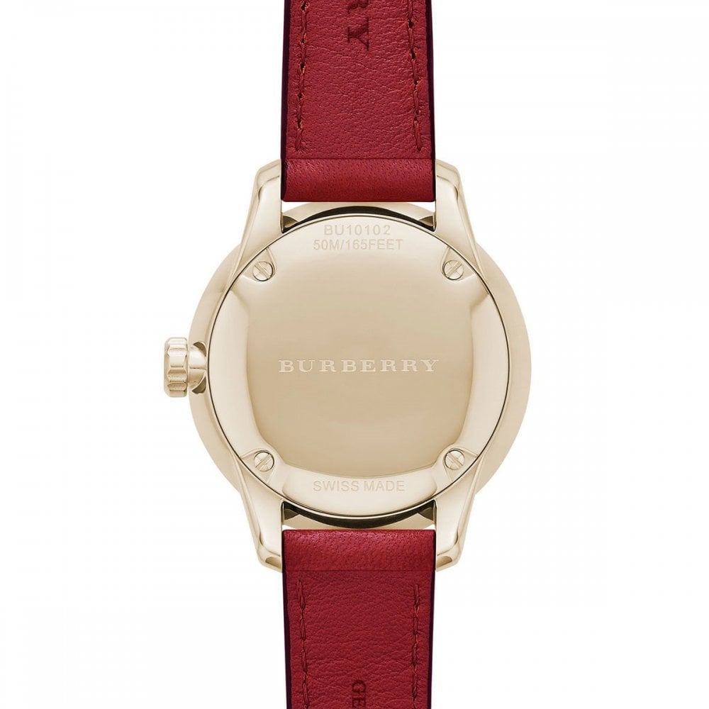 Burberry The Classic Leather Strap Women's Watch BU10102