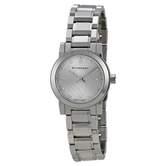 Burberry New Classic Silver Dial Stainless Steel Ladies Watch BU9230