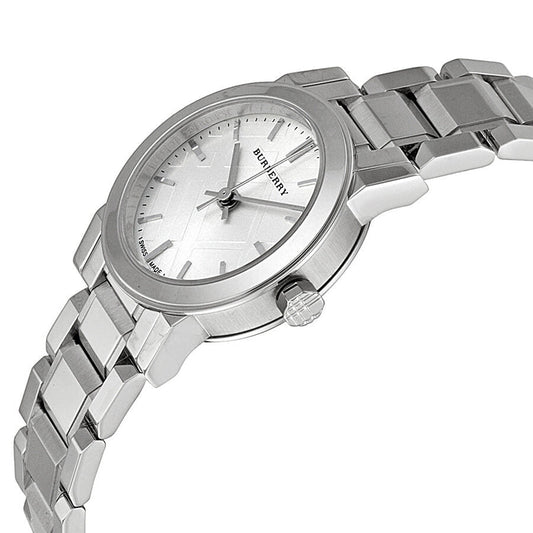 Burberry Silver Dial Stainless Steel Watch BU9200