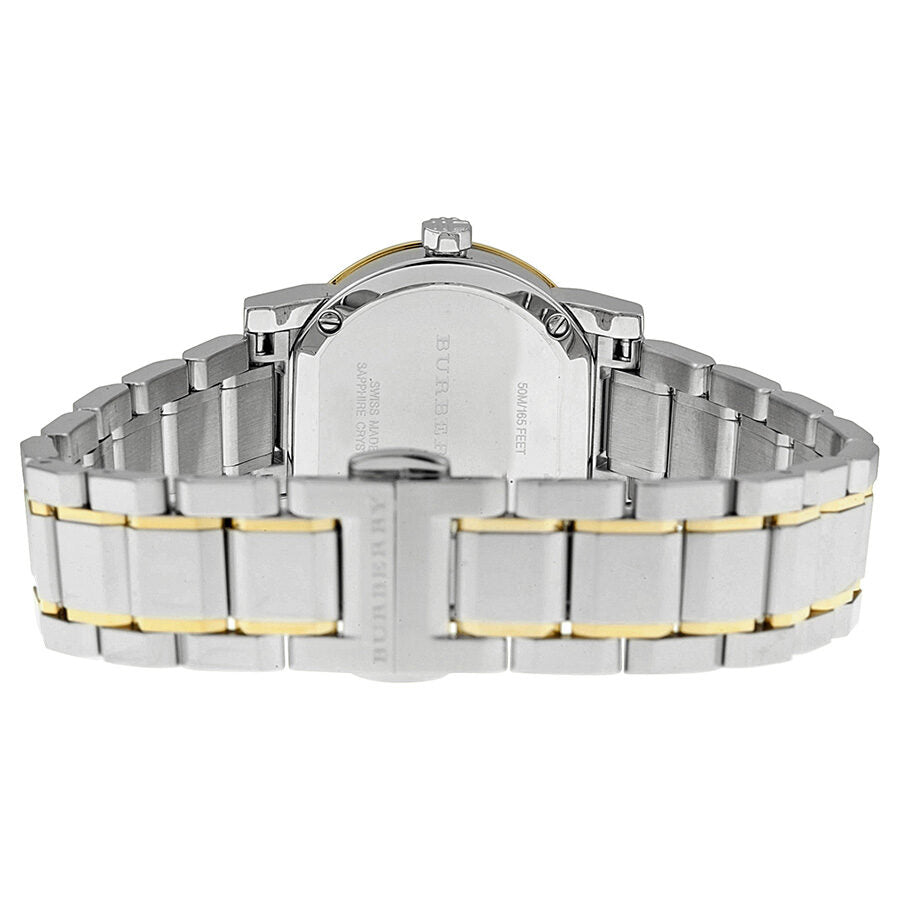 Burberry Silver Dial Two-tone Stainless Steel Ladies Watch BU9217