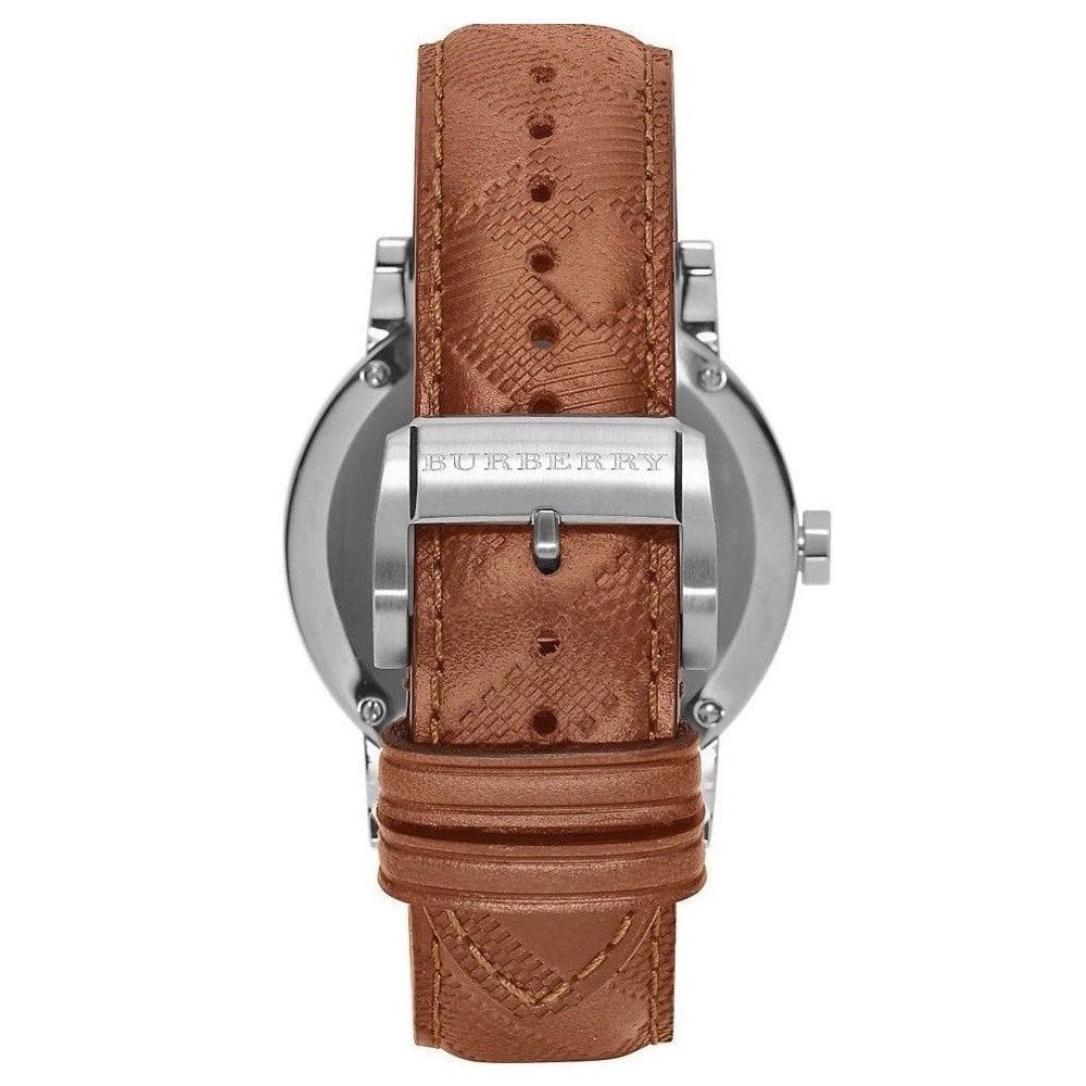 Burberry The City Brown Leather Strap Men's Watch BU9905