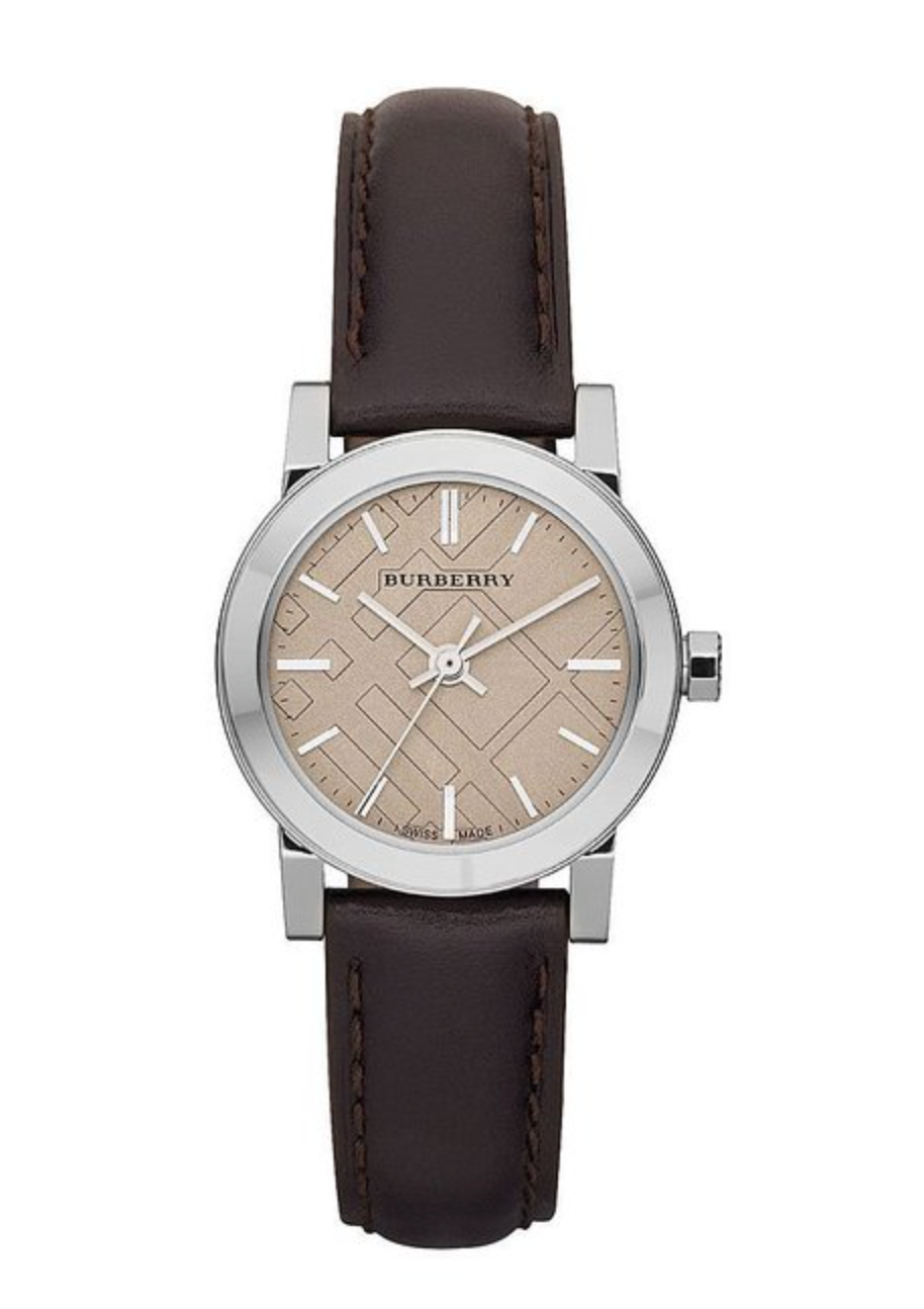 Burberry The City Nova Brown Leather Brown Dial Brown Leather Strap Women's Watch Watch BU9208