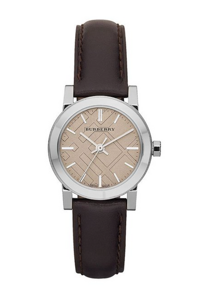 Burberry The City Nova Brown Leather Brown Dial Brown Leather Strap Women's Watch Watch BU9208