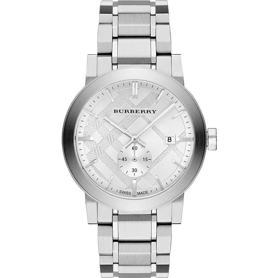 Burberry The City Silver Dial Stainless Steel Men's Watch BU9900
