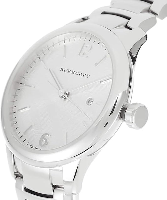 Burberry The Classic Check Silver Women's Watch BU10108