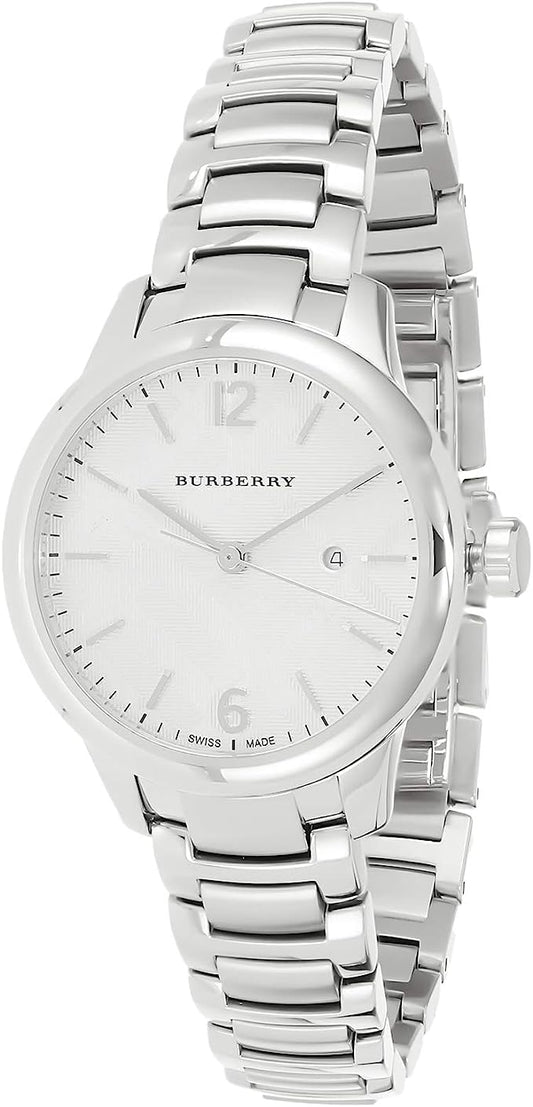 Burberry The Classic Check Silver Women's Watch BU10108