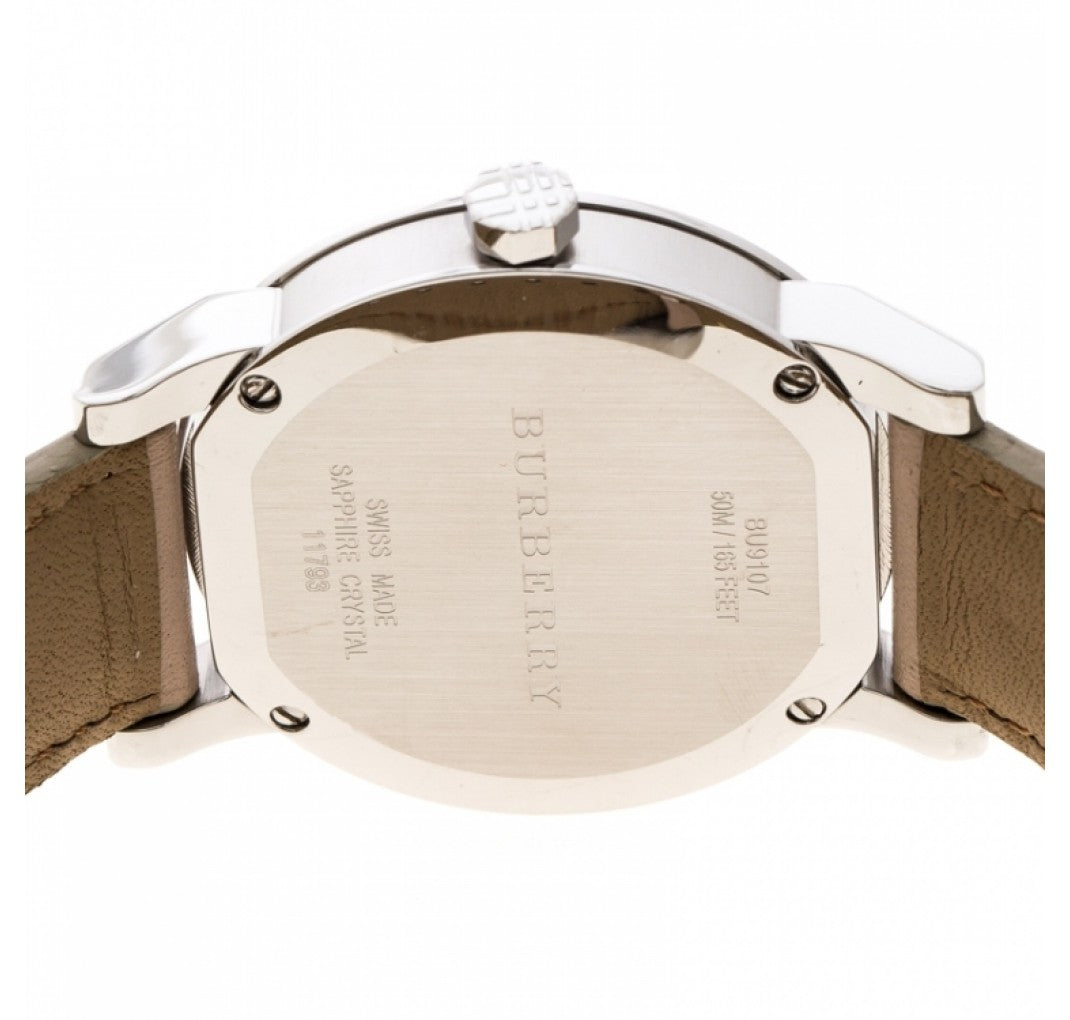 Burberry The City Tan Leather Strap Women's Watch BU9107