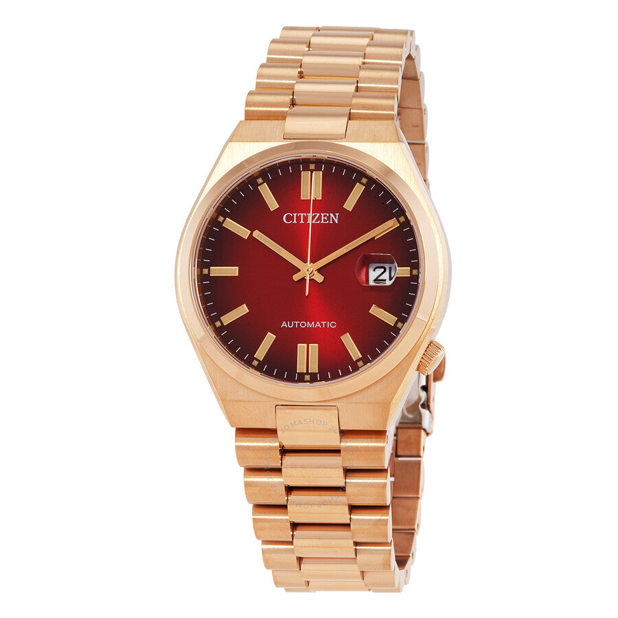 Citizen Tsuyosa Automatic 40mm Red Dial Stainless Steel Men’s Watch – NJ0153-82X