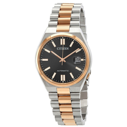Citizen Tsuyosa Automatic 40mm Black Dial Two-Tone Stainless Steel Men’s Watch – NJ0154-80H