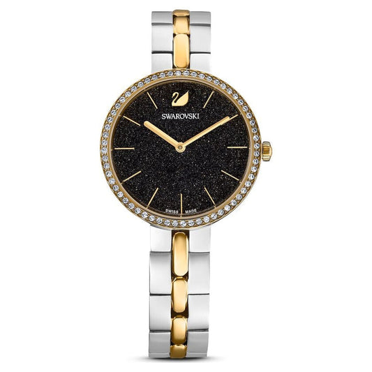 Cosmopolitan watch Metal bracelet, Black, Gold-tone finish 5644072