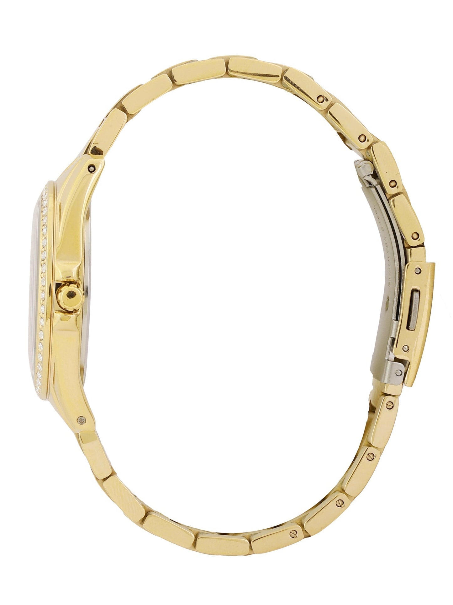 Daniel Klein Elite Silver Dial Gold Watch - DK.1.13011-3