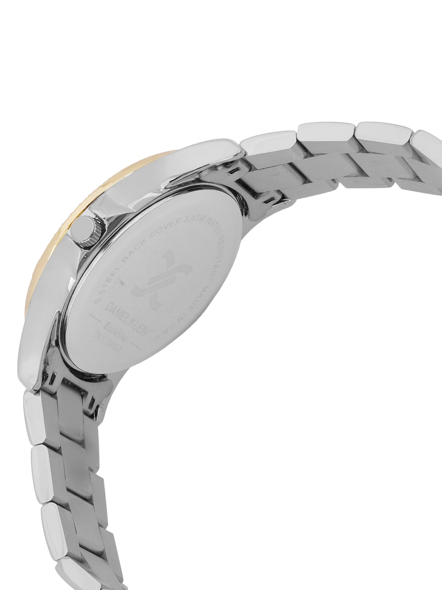 Daniel Klein Exclusive Dimond Multifuntion Black Dial Two Tone Watch - DK.1.12915-4