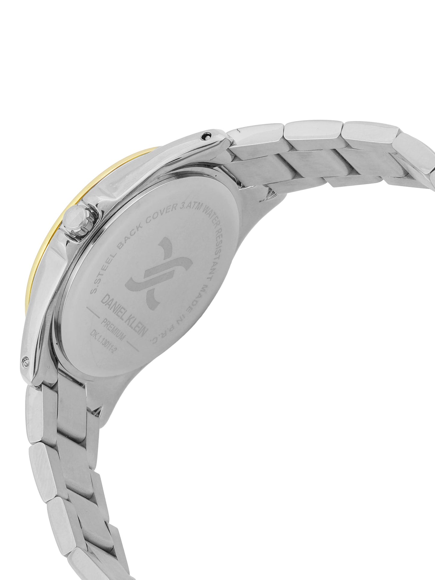 Daniel Klein Classic Silver Dial Two Tone Watch - DK.1.13011-5