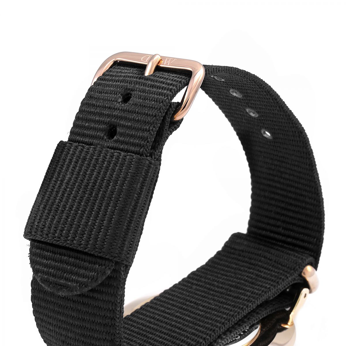 Daniel Wellington Classic Cornwall 36mm White Dial Black Gold Watch - DW00100259