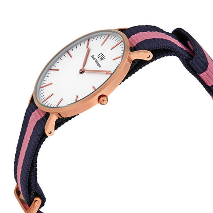 Daniel Wellington Winchester 36mm White Dial Women's Gold Watch - DW00100033