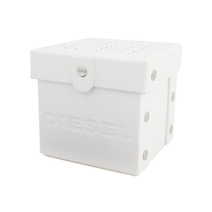 Diesel Chronograph Black Dial Black Leather Men's Watch DZ4291