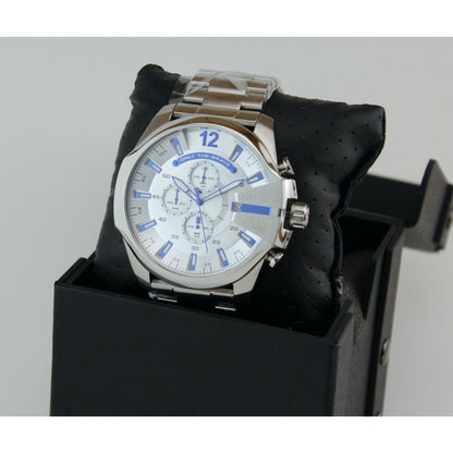 Diesel Mega Chief Chrono All Silver Men's Watch DZ4477