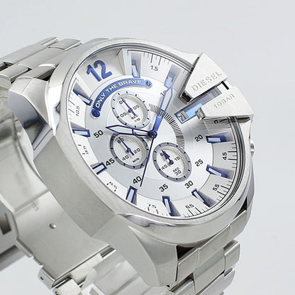 Diesel Mega Chief Chrono All Silver Men's Watch DZ4477