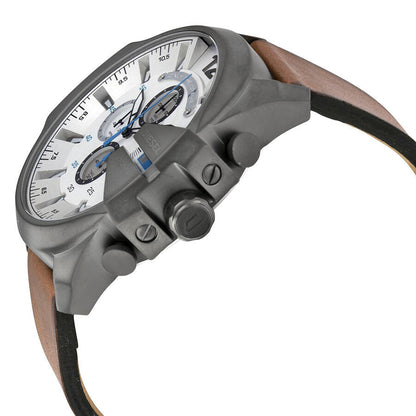 Diesel Mega Chief Chronograph White Dial Men's Watch DZ4280