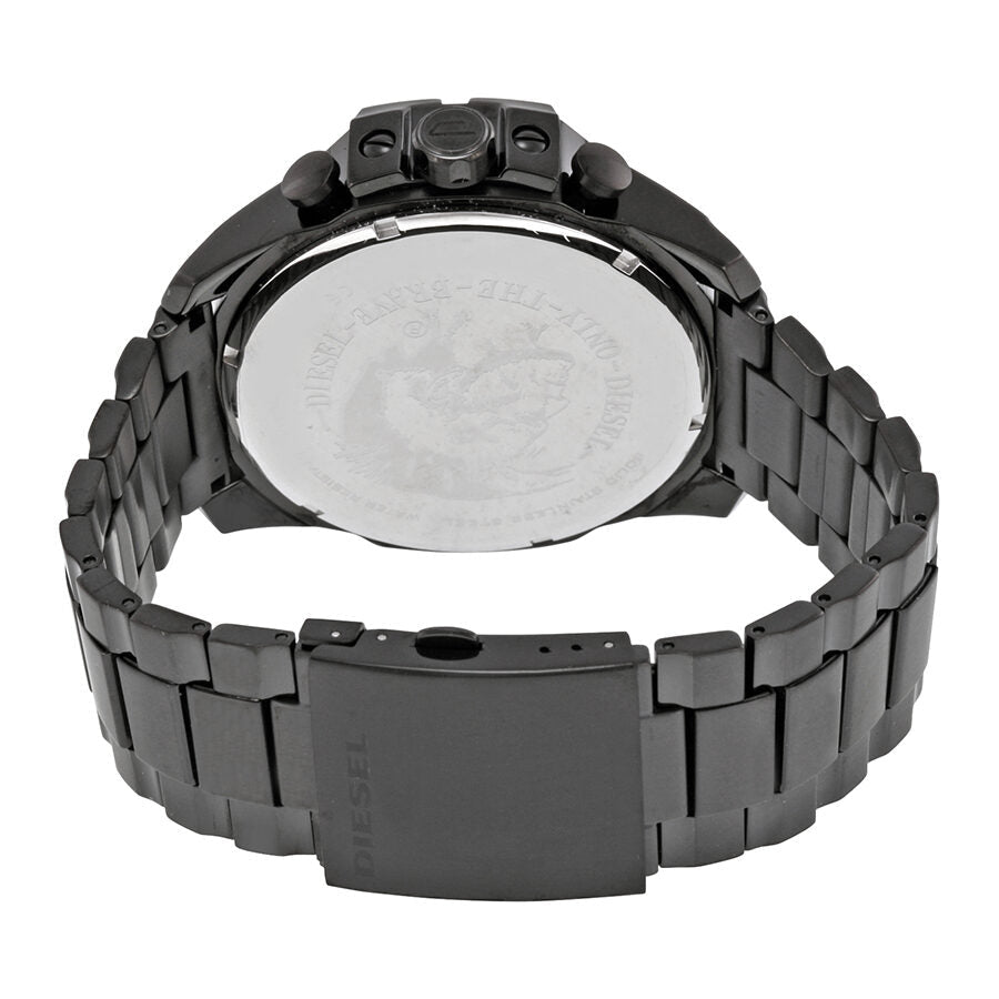 Diesel Mega Chief Black Ion-plated Stainless Steel Men's Watch DZ4318
