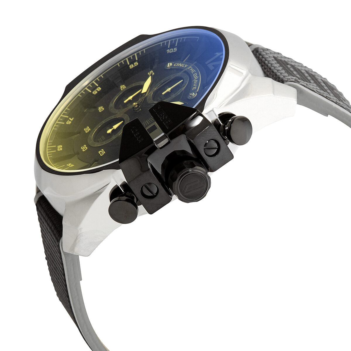 Diesel Mega Chief Quartz Black Iridescent  Dial Men's Watch DZ4523