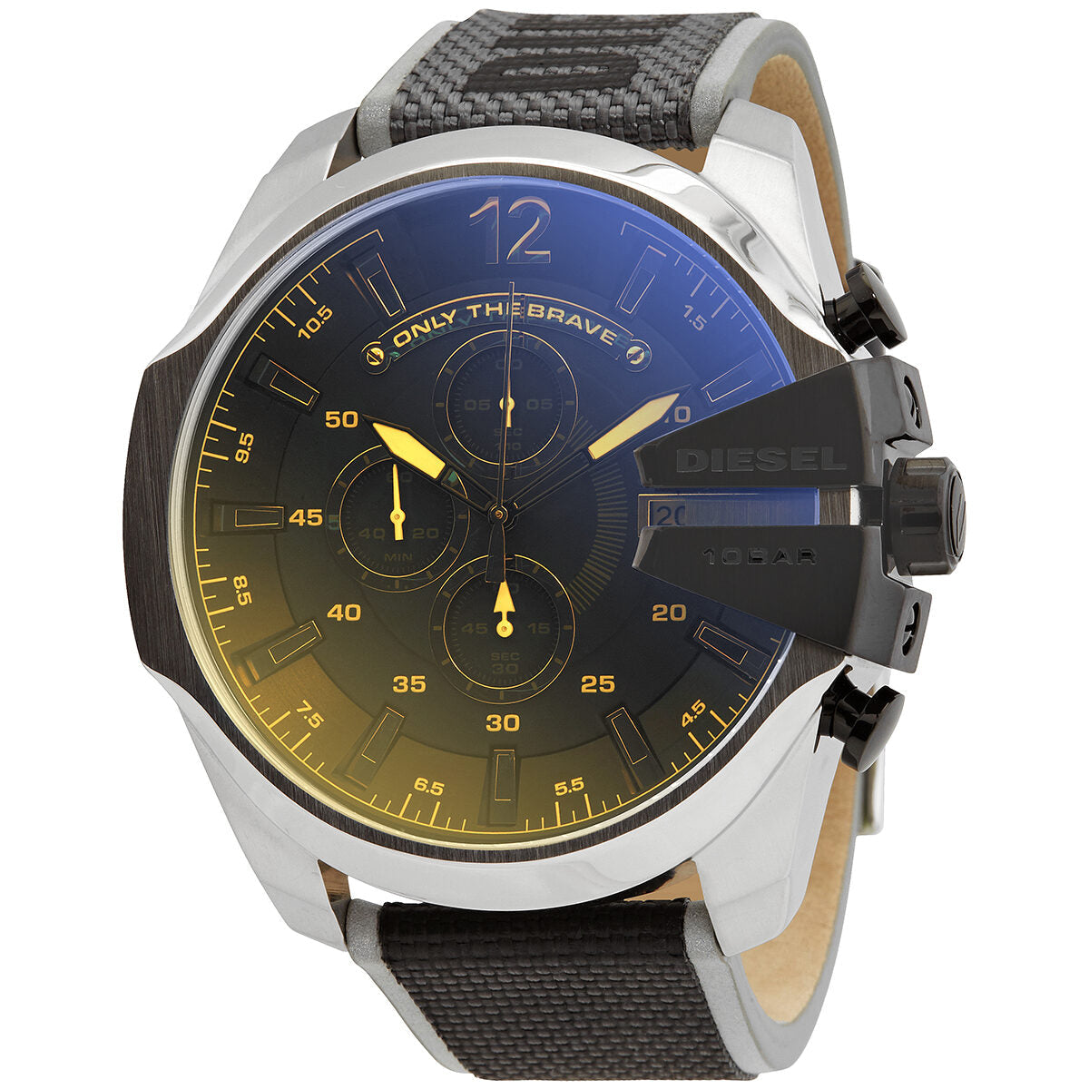 Diesel Mega Chief Quartz Black Iridescent  Dial Men's Watch DZ4523