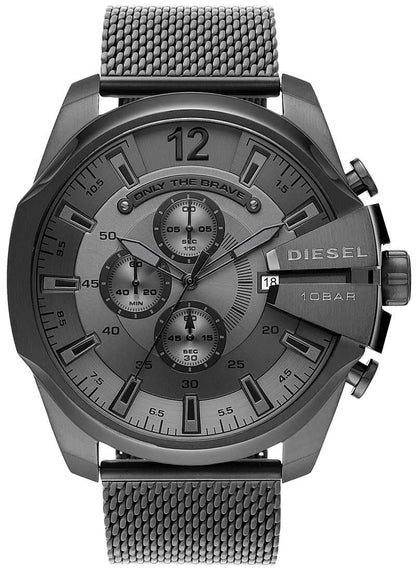 Diesel Mega Chief Chronograph Quartz Grey Dial Men's Watch DZ4527