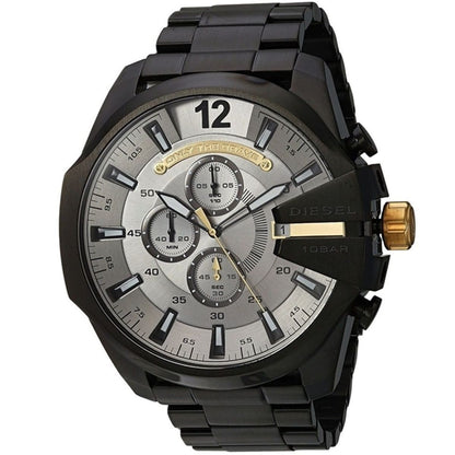 Diesel Mega Chief Men’s Chronograph Black IP Watch DZ4479