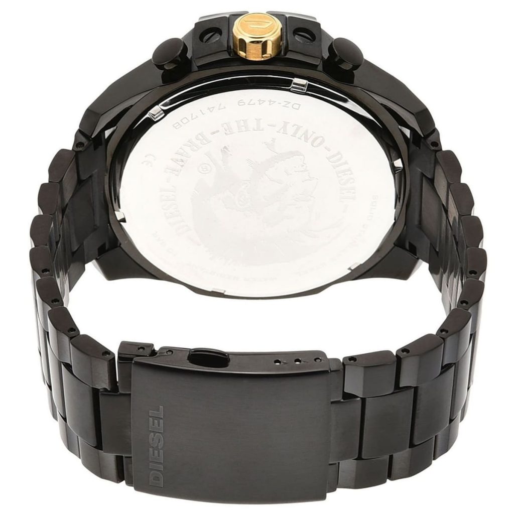 Diesel Mega Chief Men’s Chronograph Black IP Watch DZ4479