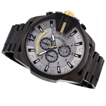 Diesel Mega Chief Men’s Chronograph Black IP Stainless Steel Watch DZ4479