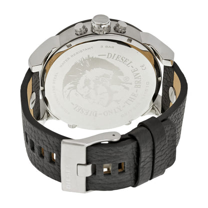 Diesel Mr. Daddy 2.0 Black Dial Genuine leather Chronograph Watch DZ7313