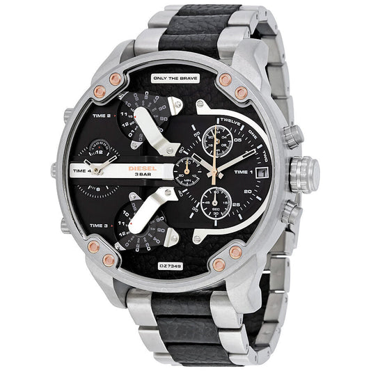 Diesel Mr. Daddy 2.0 Black Dial Men's Watch DZ7349