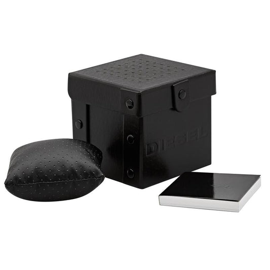 Diesel Mr. Daddy 2.0 Black Dial Gold Chronograph Men's Watch DZ7333