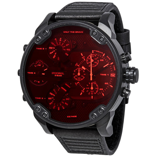 Diesel Mr. Daddy 2.0 Chronograph Black Dial Men's Watch #DZ7402 - The Watches Men & CO
