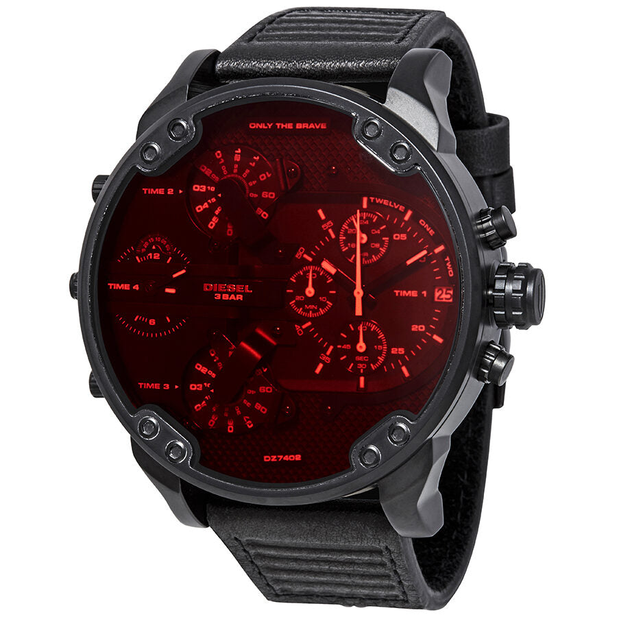 Diesel Mr. Daddy 2.0 Chronograph Black Dial Men's Watch DZ7402