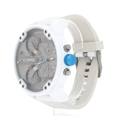 Diesel Mr. Daddy 2.0 Chrono White and Gray Men's Watch DZ7419