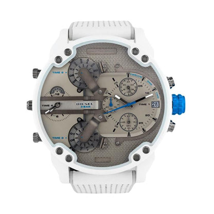 Diesel Mr. Daddy 2.0 Chrono White and Gray Men's Watch DZ7419