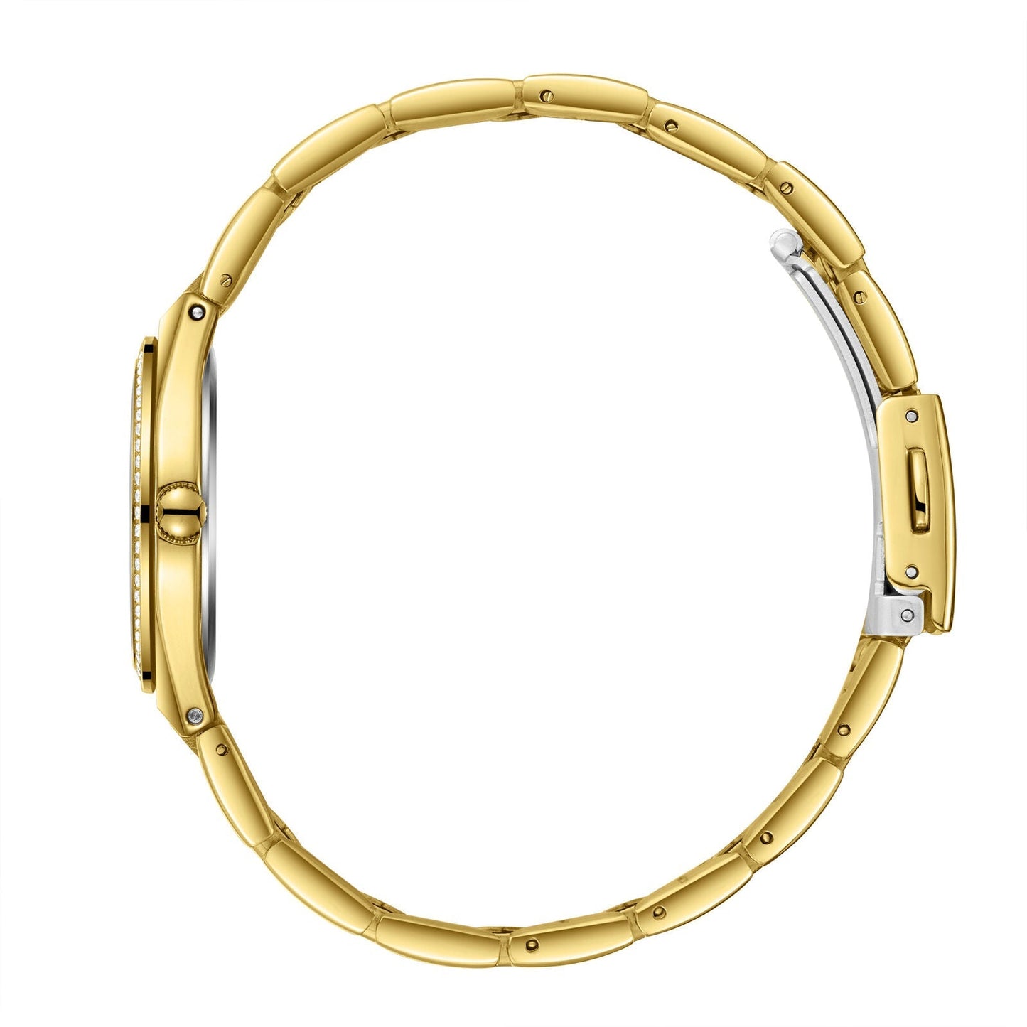 Slazenger Crystals White Dial Gold Watch - SL.09.2590.3.120