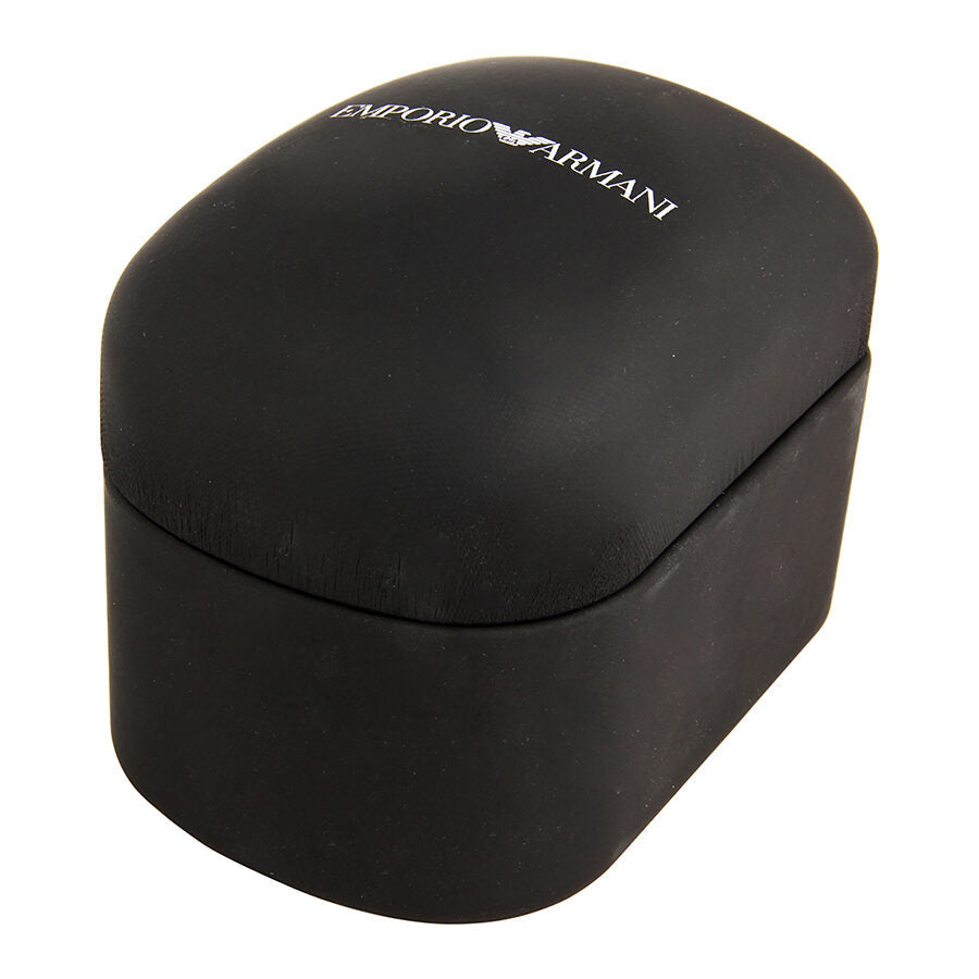 Emporio Armani watch presentation box in black with brand logo