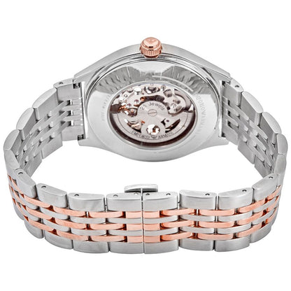 Emporio Armani Meccanico Automatic Skeleton Dial Two-tone Men's Watch AR60002
