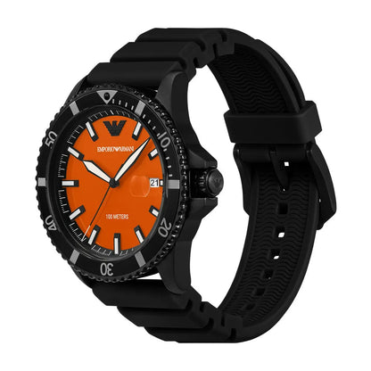 Emporio Armani World Explorer Black Men's Watch - AR11684