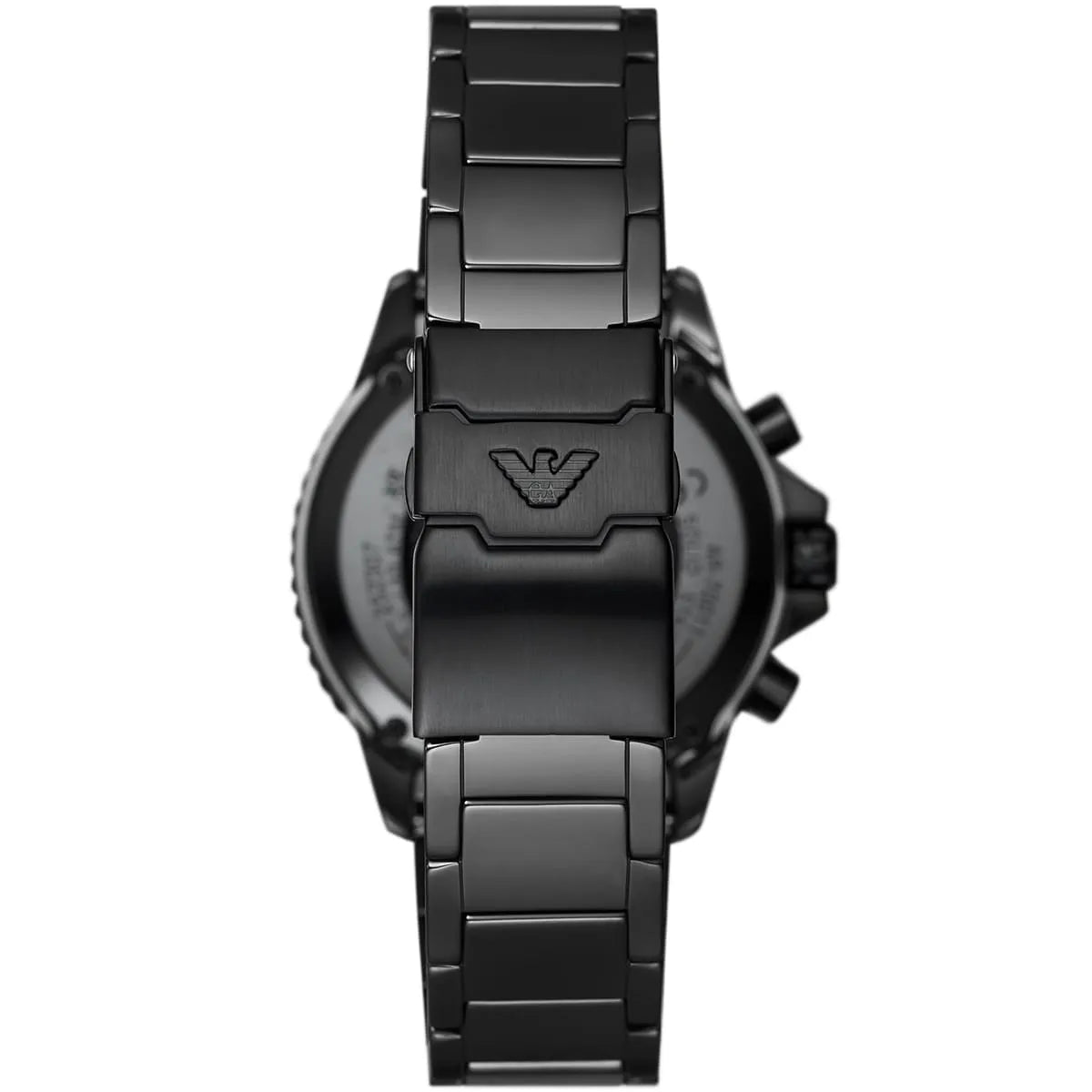 Emporio Armani World Explorer Chronograph All Black Men's Watch - AR70010