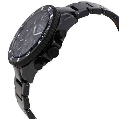 Emporio Armani World Explorer Chronograph All Black Men's Watch - AR70010
