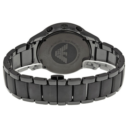 Emporio Armani Ceramica Chronograph Black Dial Men's Watch AR1452