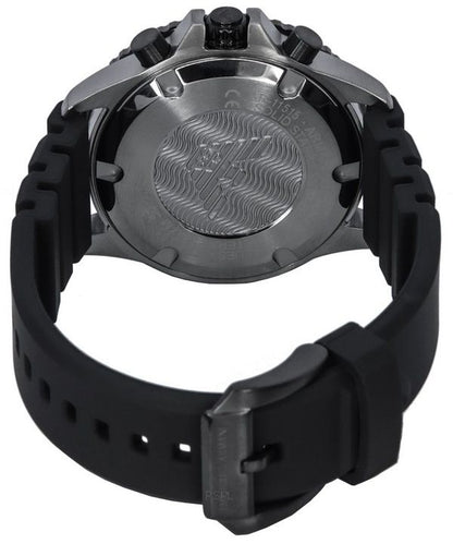 Emporio Armani Mario Chronograph Black Silicone Men's Watch - AR11515