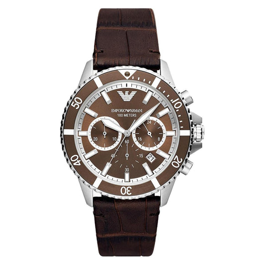 Emporio Armani Chronograph Quartz Brown Dial Men's Watch AR11486