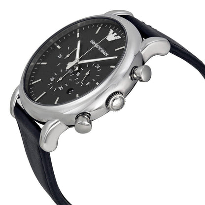 Emporio Armani  Classic Chronograph Black Dial Men's Watch AR1828